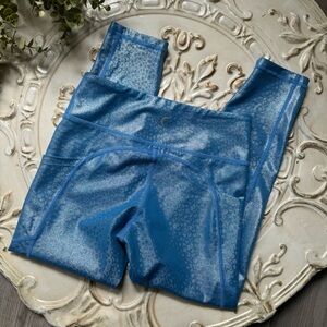 Zyia Mermaid Light and Tight Leggings Blue Girl’s Size 12 - 14